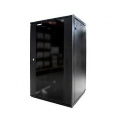 Enson Gabinete de Pared 22U, hasta 60KGs, Negro