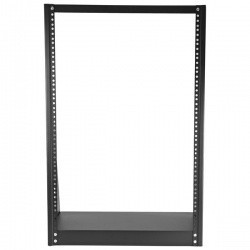 StarTech.com Rack Abierto de 2 Postes, 16U, hasta 160Kg, Negro