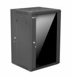 Nexxt Solutions Gabinete de Pared 18U, hasta 60kg, Negro
