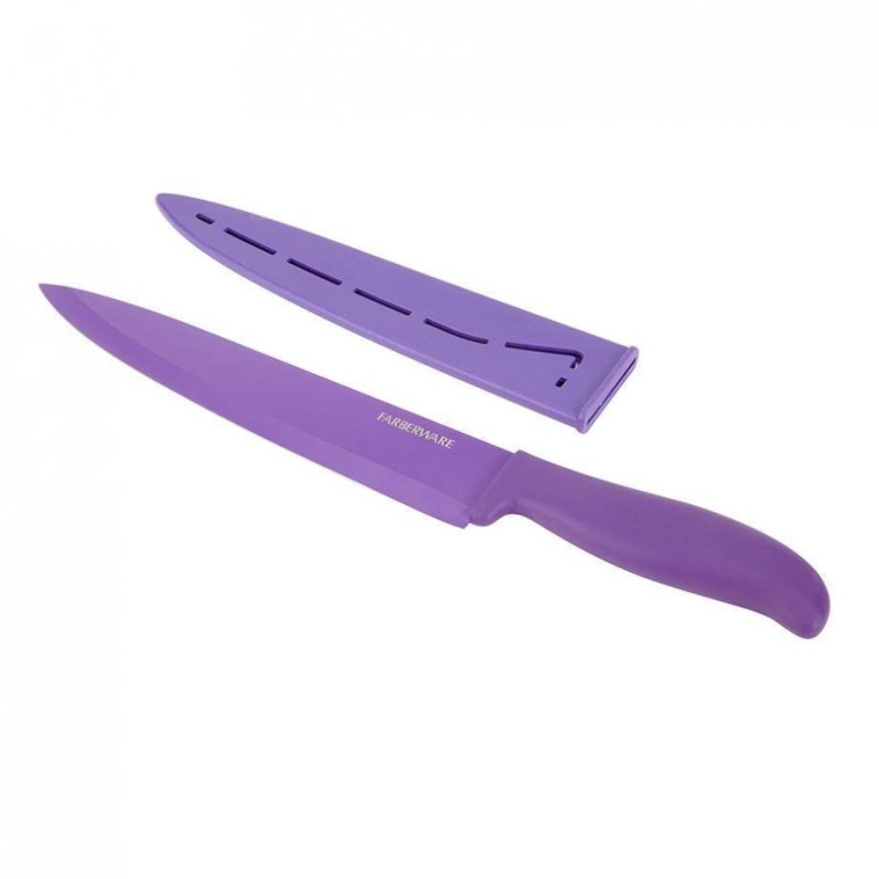 CUCHILLO CHEF FARBERWARE MORADO