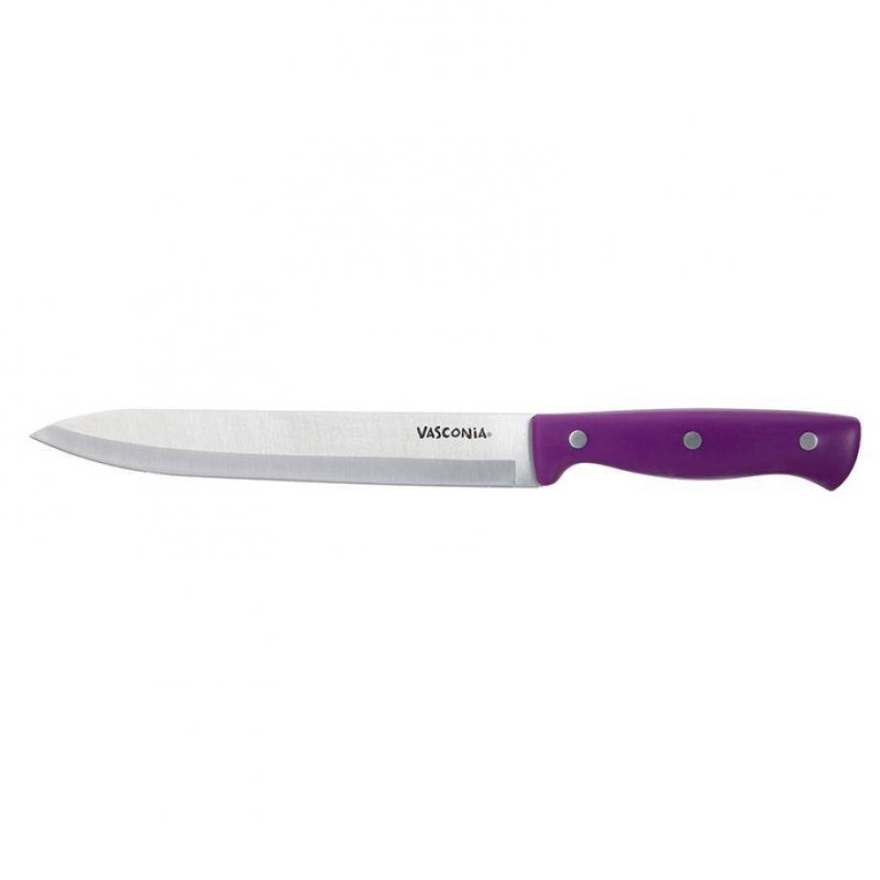 CUCHILLO REBANADOR 8" MORADO 0%GRASA