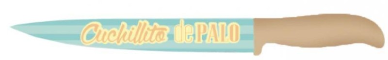 CUCHILLO REBANADOR CHARM FRASES. 8".