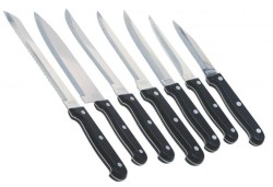 CUCHILLO REBANADOR. 7.5" NEGRO.