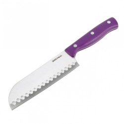CUCHILLO SANTOKU 5" MORADO 0%GRASA