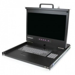 StarTech.com Consola de Rack 1U con LCD 17 HD 1080p y Concentrador ...