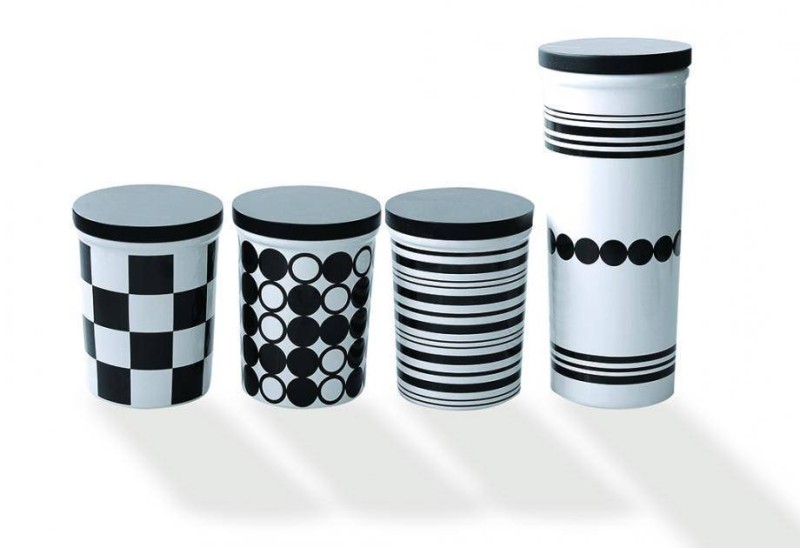 SET CANISTER B&W. 4PZAS