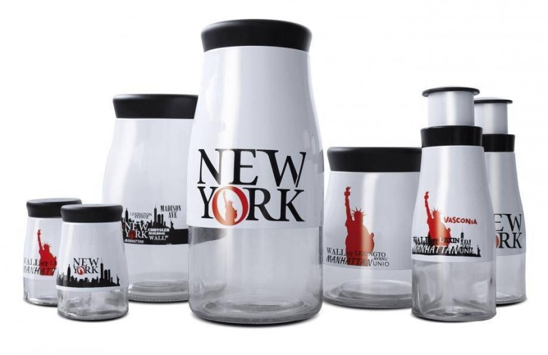 SET PANTRY NY BLACK & WHITE