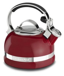 TETERA DE ACERO INOXIDABLE ROJA