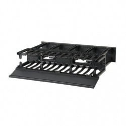 Panduit Organizador Horizontal de Cable NM2, 2U, Negro