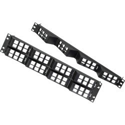 Belden Panel de Parcheo 48 Puertos, 2U, Negro