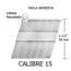 CLAVO P/PIST C/CABEZA RECORTADA 1-1/2 PULGADAS CA 15 GRIP-RITE 4000 PZ