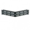 Panduit Panel de Parcheo Angular 48 Puertos, Negro