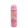 TERMO BALA ROSA CORAZONES. 500ML