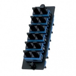 Panduit Panel de 6 Adaptadores de Fibra Óptica SC Dúplex Monomodo, ...