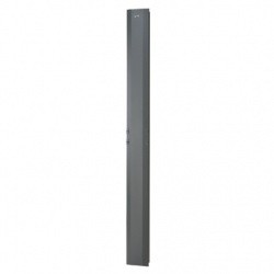 Panduit Puerta de Doble Bisagra, 6, 45RU, Negro