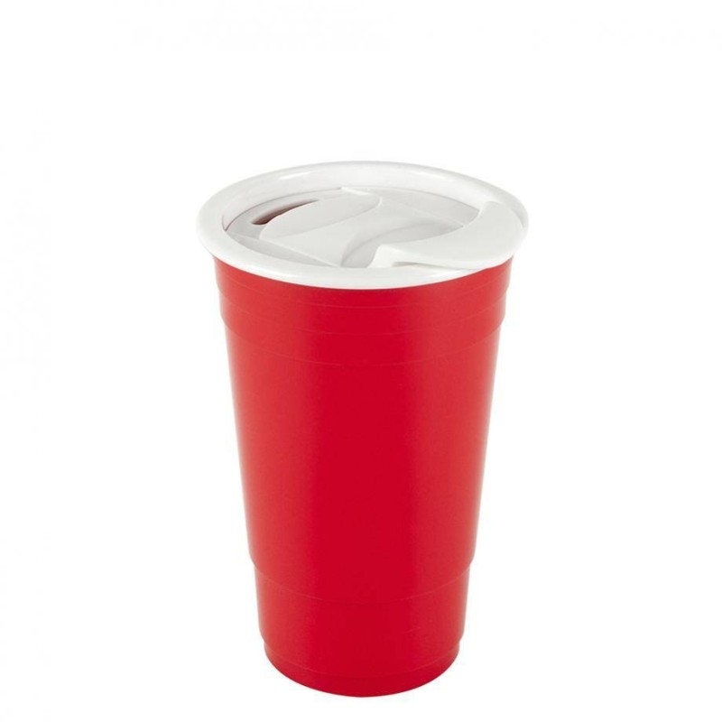 VASO PARTY TIME ROJO. 888ML