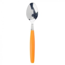 CUBIERTOS CANASTA NARANJA. 16PZAS