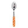 JUEGO DE CUBIERTOS POLKA DOTS NARANJA. 17PZAS
