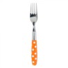 JUEGO DE CUBIERTOS POLKA DOTS NARANJA. 17PZAS