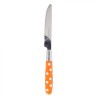 JUEGO DE CUBIERTOS POLKA DOTS NARANJA. 17PZAS