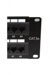 Nexxt Solutions Panel de Parcheo para Rack de 19 Cat5e, 48x RJ-45