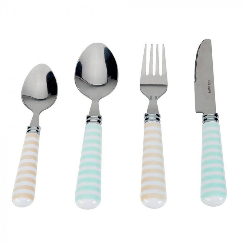 SET DE CUBIERTOS GLUCK. 16PZAS