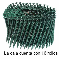 CLAVO PARA PISTOLA ROLLO 3 PULGADAS CON 3600 PIEZAS FIFA
