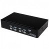 Startech.com Switch KVM, VGA/USB 2.0, 4 Puertos, 1U Rack Estante