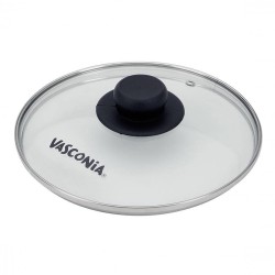 VAPORERA CON TAPA DE VIDRIO. 22CM