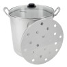 VAPORERA CON TAPA DE VIDRIO. 34CM