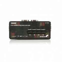 StarTech.com Switch KVM, USB VGA, 4 Puertos