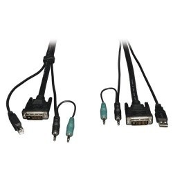 Tripp Lite Juego de Cables de 1.83 Metros para KVM's Seguros B002-D...