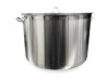 OLLA BAJA CON TAPA ACERO INOX 60X40 CMS MOD AS 407
