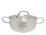 BUDINERA CON TAPA ACERO INOX 16 CMS