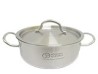 BUDINERA CON TAPA ACERO INOX 18 CMS