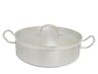 BUDINERA CON TAPA ACERO INOX 26 CMS