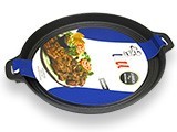 SARTEN HIERRO FUNDIDO REDONDO CON OREJAS 35 CMS.