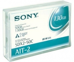 Sony Soporte de Datos AIT 8mm SDX2-50C, 50GB