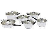 BATERIA 12 PZAS. ACERO INOXIDABLE