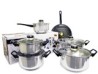 BATERIA ACERO INOX 12 PZAS MOD. AMAZING COOWARE