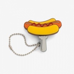 Just Mustard Adaptador Hot Dog 3.5mm Macho - 2x 3.5mm Hembra, Marrón