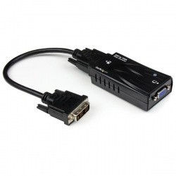 StarTech.com Adaptador DVI-I Hembra - DB15 Hembra, Negro