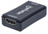 Manhattan Repetidor HDMI Hembra - HDMI Hembra, hasta 40 Metros, Negro