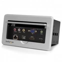 StarTech.com Caja de Conectividad para Mesa de Juntas, Módulo de Co...