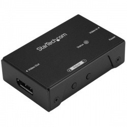 StarTech.com Amplificador de Señal DisplayPort, 4K 60Hz, Negro