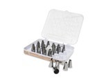 BOQUILLA DECORADOR DE PASTEL CON CAJA DE PLASTICO MOD. AK047