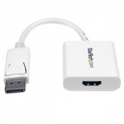 StarTech.com Adaptador DisplayPort Macho - HDMI Hembra, Blanco