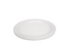 PLATO OVALADO 12 MELAMINA BLANCA DIAMANTE