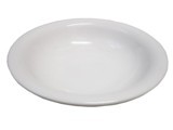 PLATO SOPERO 8" MELAMINA BLANCA DIAMANTE