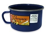 POCILLO HERVIDOR 16 CM PELTRE DURACERO AZUL